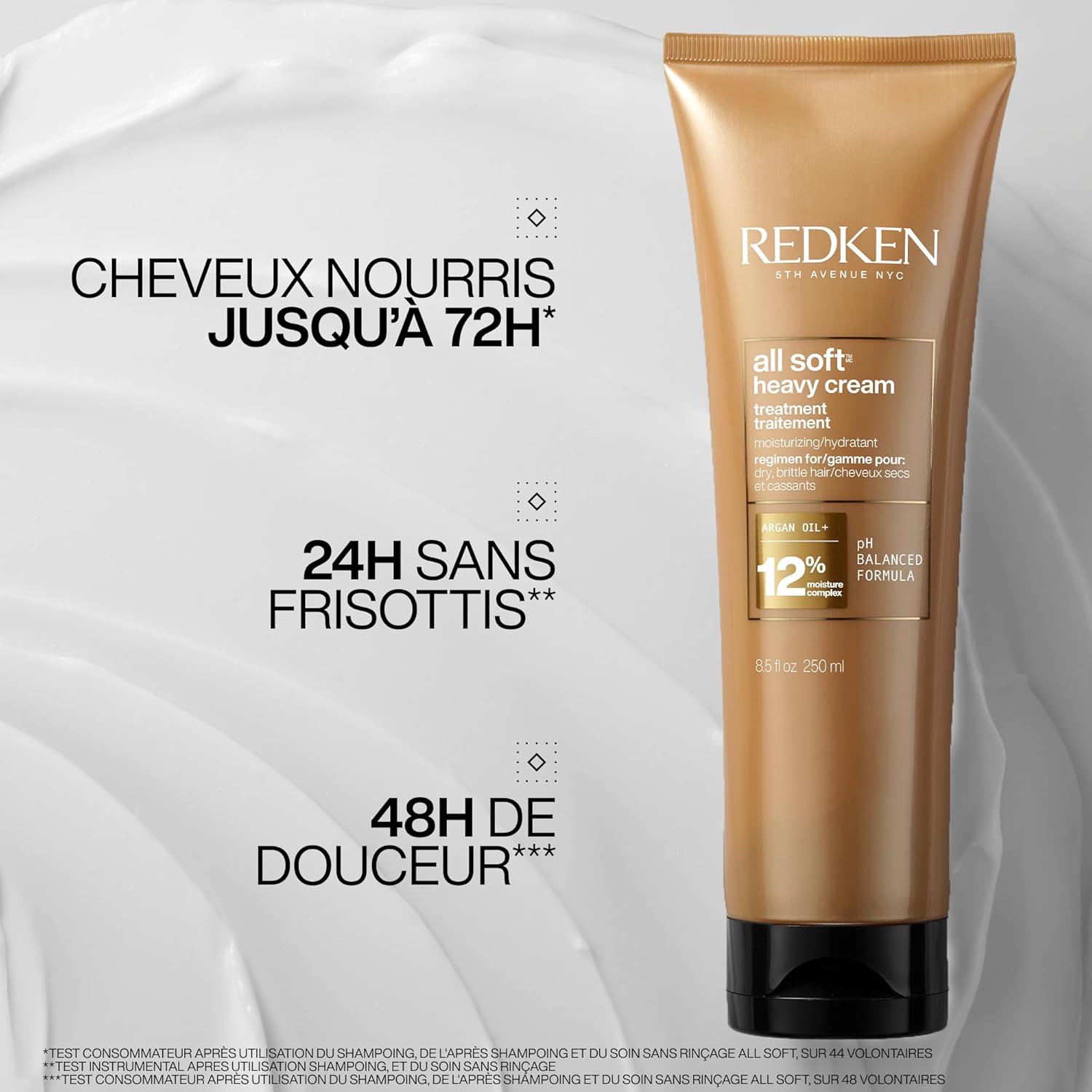 Redken - All Soft - 250ml - masque hydratant kératine & argan