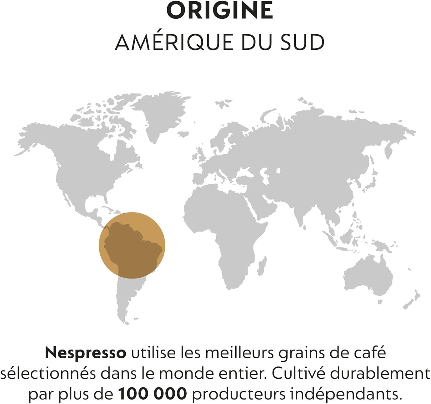 Nespresso - Vertuo Voltesso - 40ml espresso - Intensité 4, 50 capsules