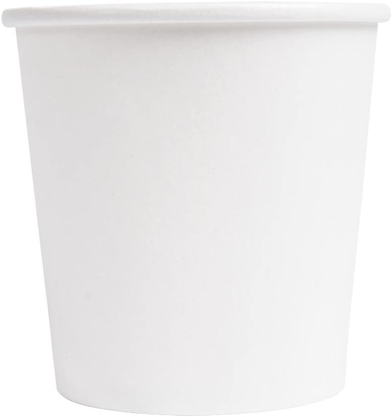 García de Pou - Gobelets 1 paroi 120ml - carton blanc, 6x6cm, PE