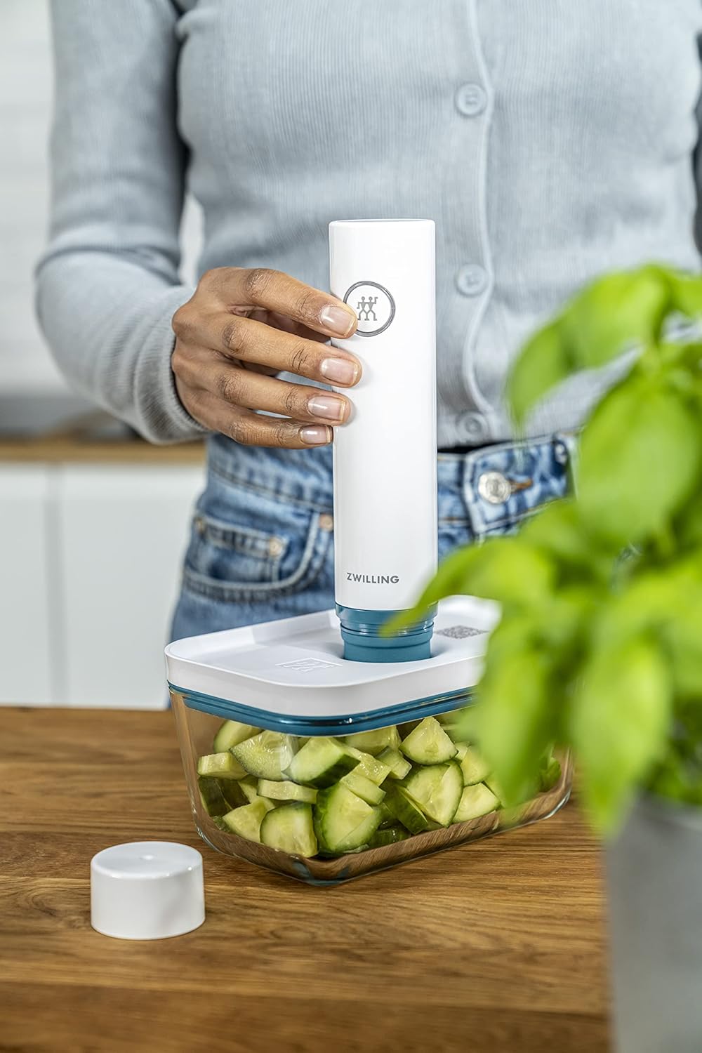 ZWILLING - kit Fresh & Save 11pcs, verre, avec pompe, La Mer