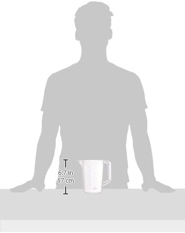 Hünersdorff - récipient gradué transparent - mesure précise - 936000