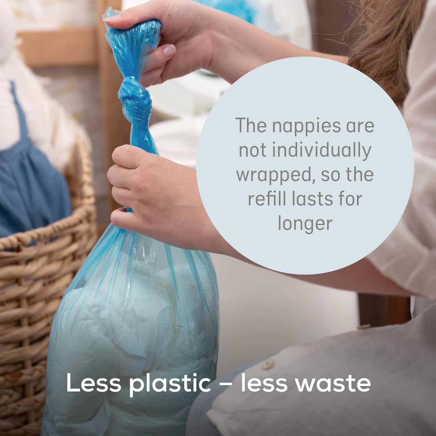 Angelcare - Dress Up - 6 recharges octogonales anti-odeur, fabriqué en France