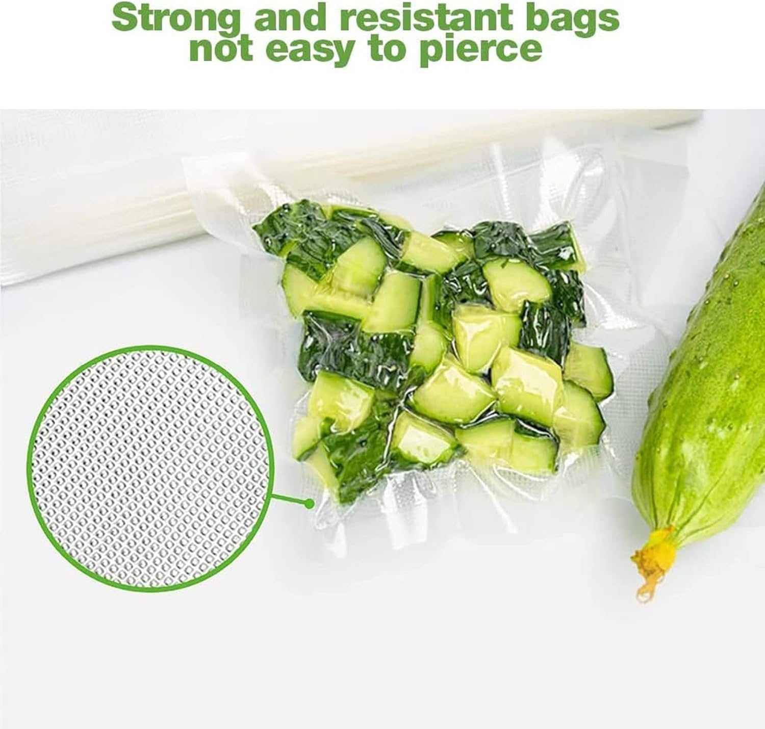 Edihome - Sac Sous Vide - 20x300cm, 28x300cm - Lot de 6 rouleaux, sans BPA