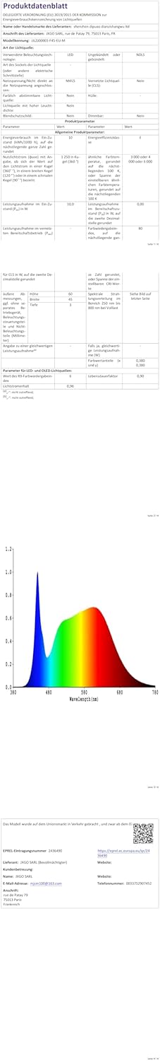 Miroir mural LED salle de bain, 60x45 cm, éclairage tactile, 3 couleurs