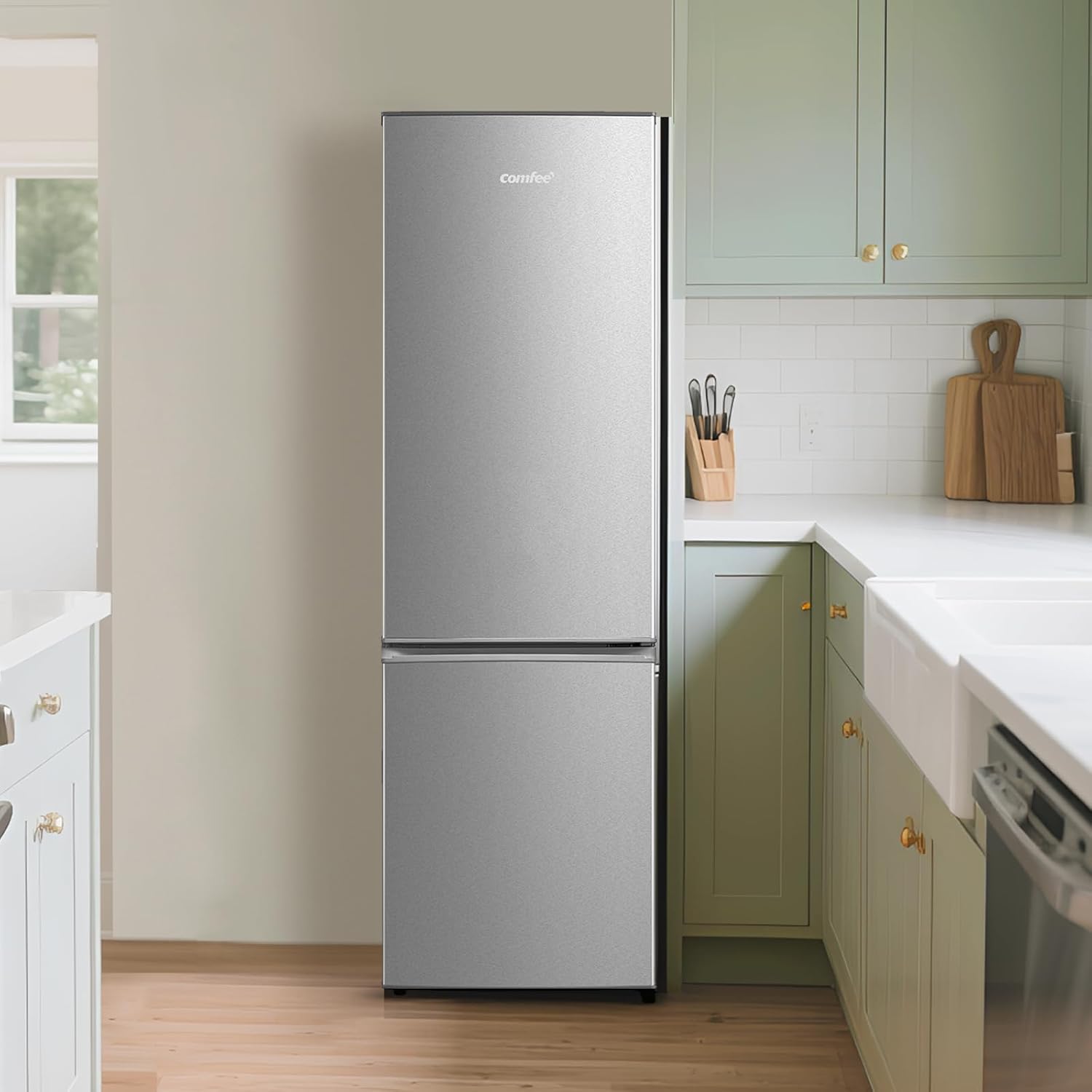 COMFEE' - combiné 262L, inox, Low Frost, silencieux, 39 dB - RCB359IX2