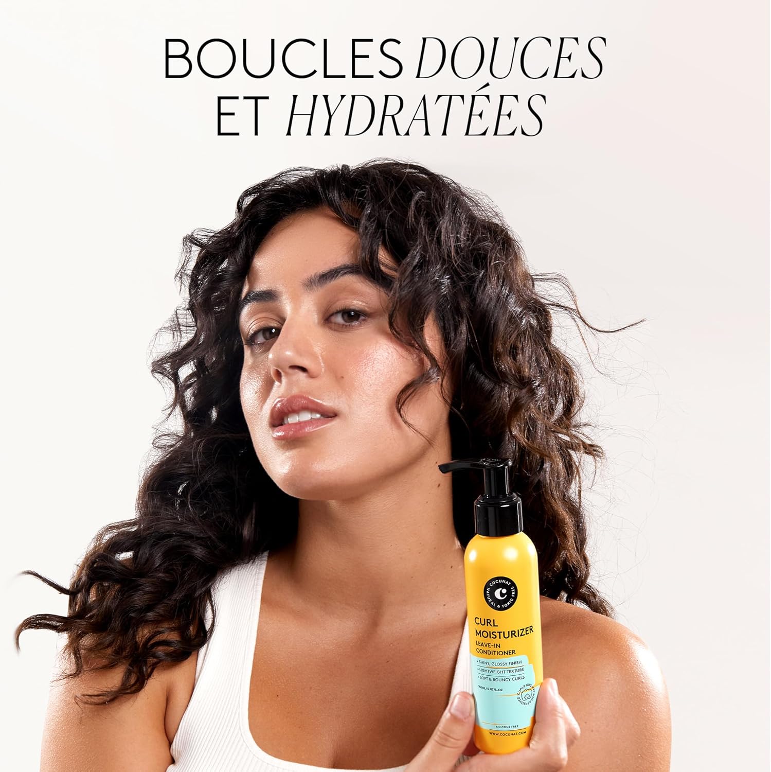Cocunat - Curl Moisturizer - 150 ml - hydrate, définit et démêle boucles