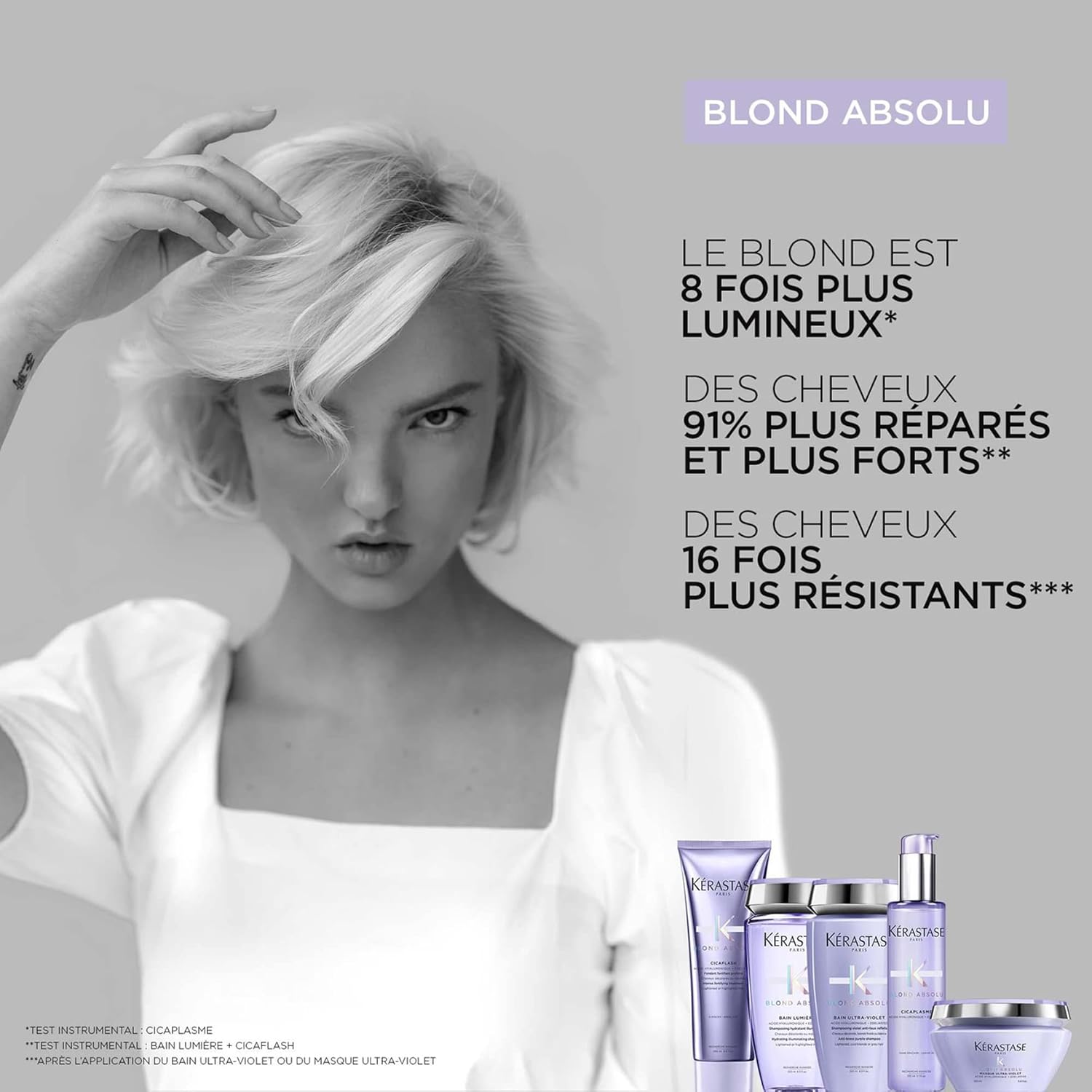 Kérastase - Masque Blond Absolu - soin violet neutralisant - hydratation intense