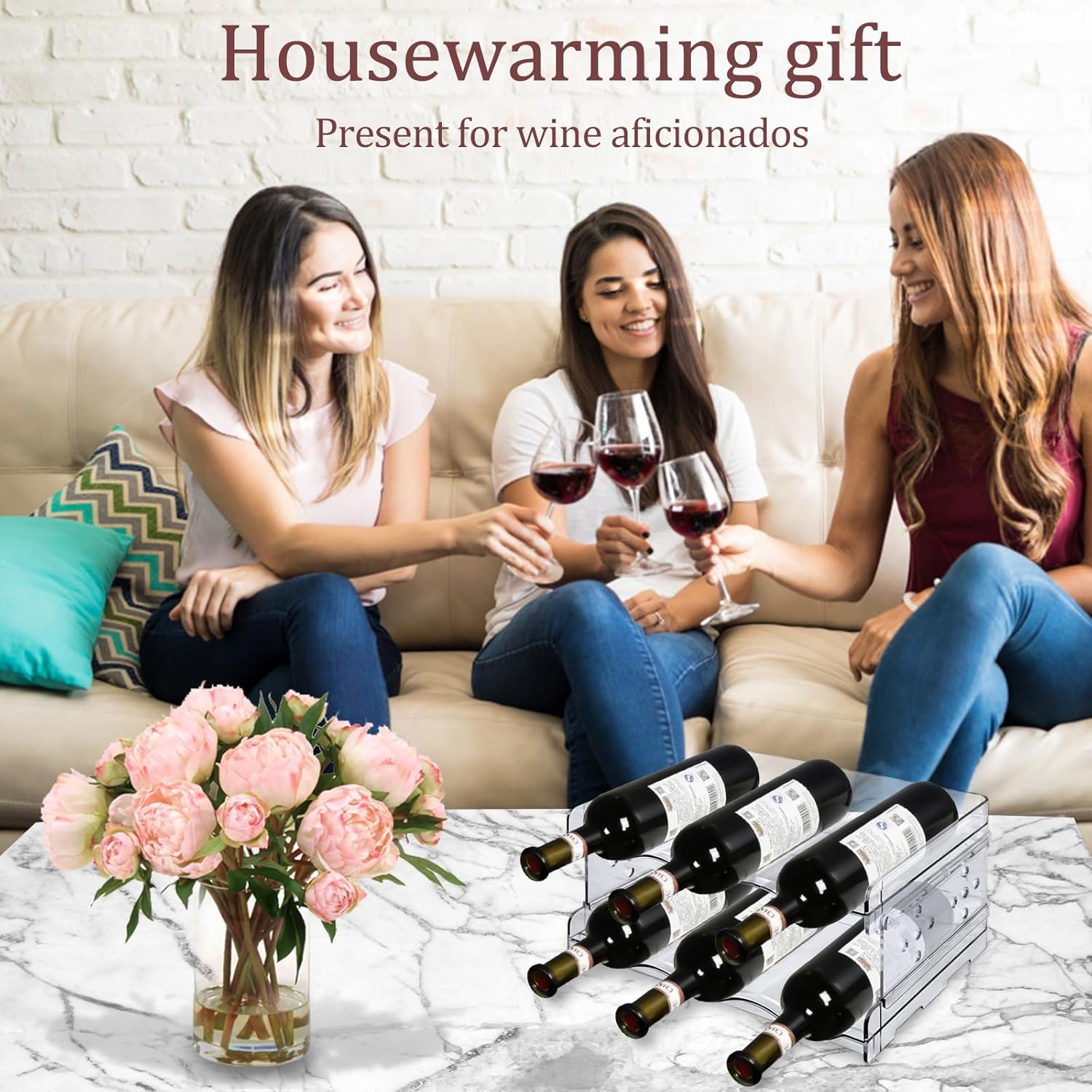 MXTIMWAN - range-bouteilles empilable, 2 pièces, idéal cuisine/frigo, MXTIMWAN