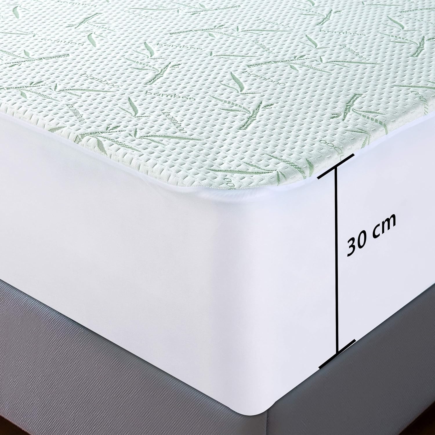 Utopia Bedding - Protège-matelas Premium - 180x200x30 cm - Imperméable, respirant, certifié Oeko-Tex