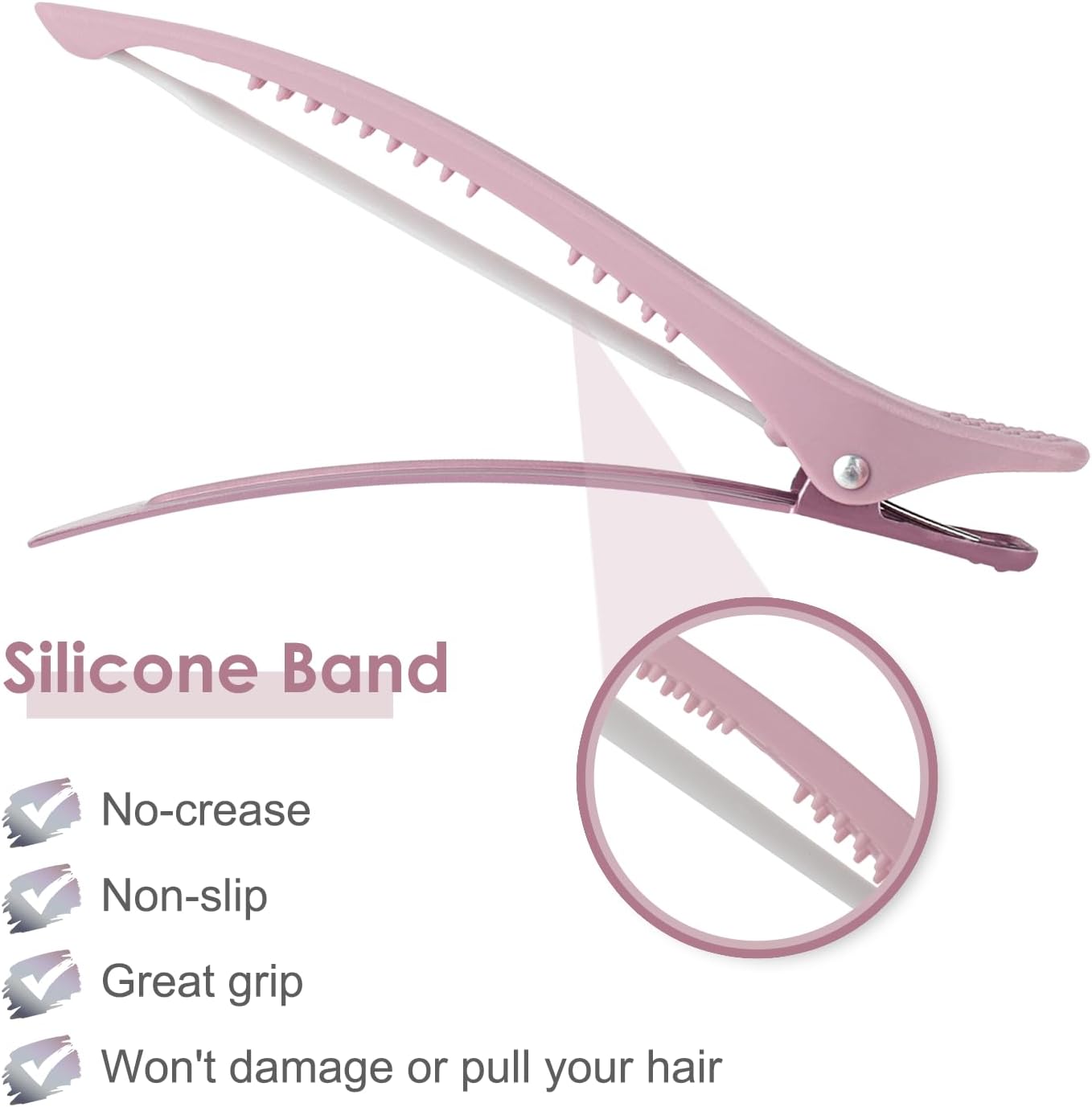 AIMIKE - pince cheveux Morandi - lot de 12 - antidérapantes, sans trace