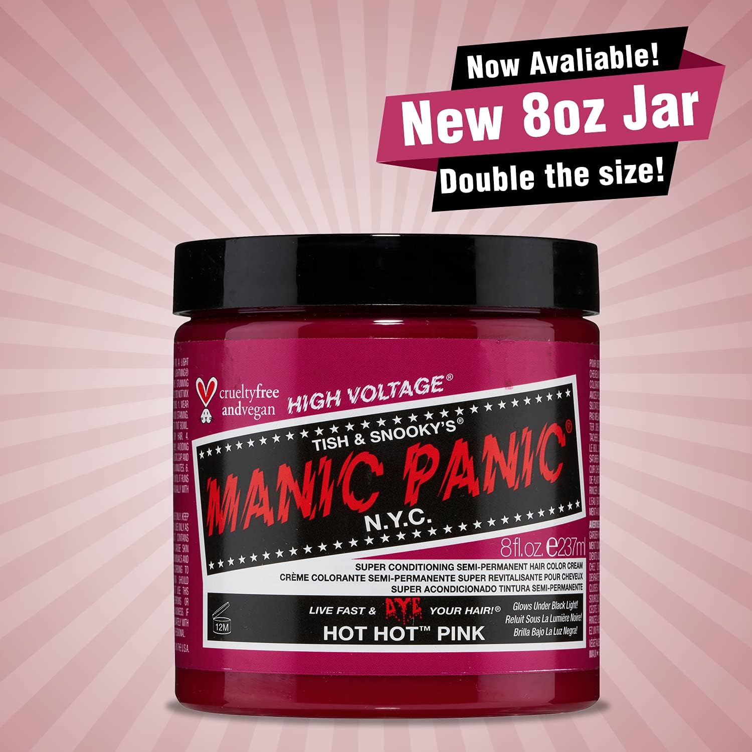 Manic Panic - Classic Line coloration 237ml - rose vif longue tenue