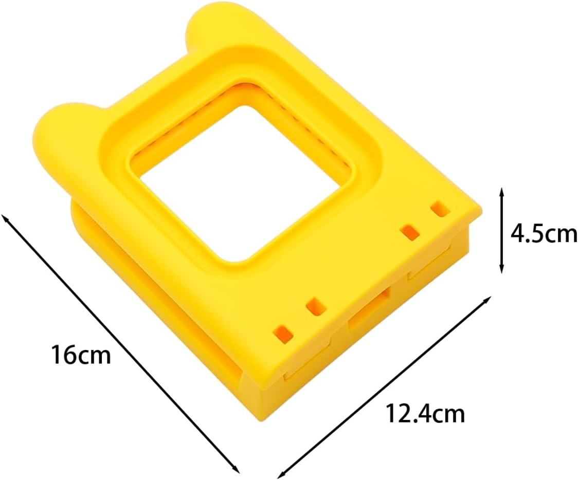 Coupe-sandwich en acier inoxydable - carré DIY - jaune - coupe pain et scellant toast, machine pratique