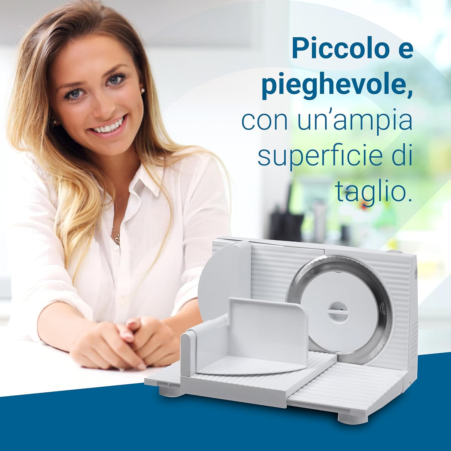 EUREL - RS42 trancheuse pliable, inox Ø170mm, épaisseur 0–17mm