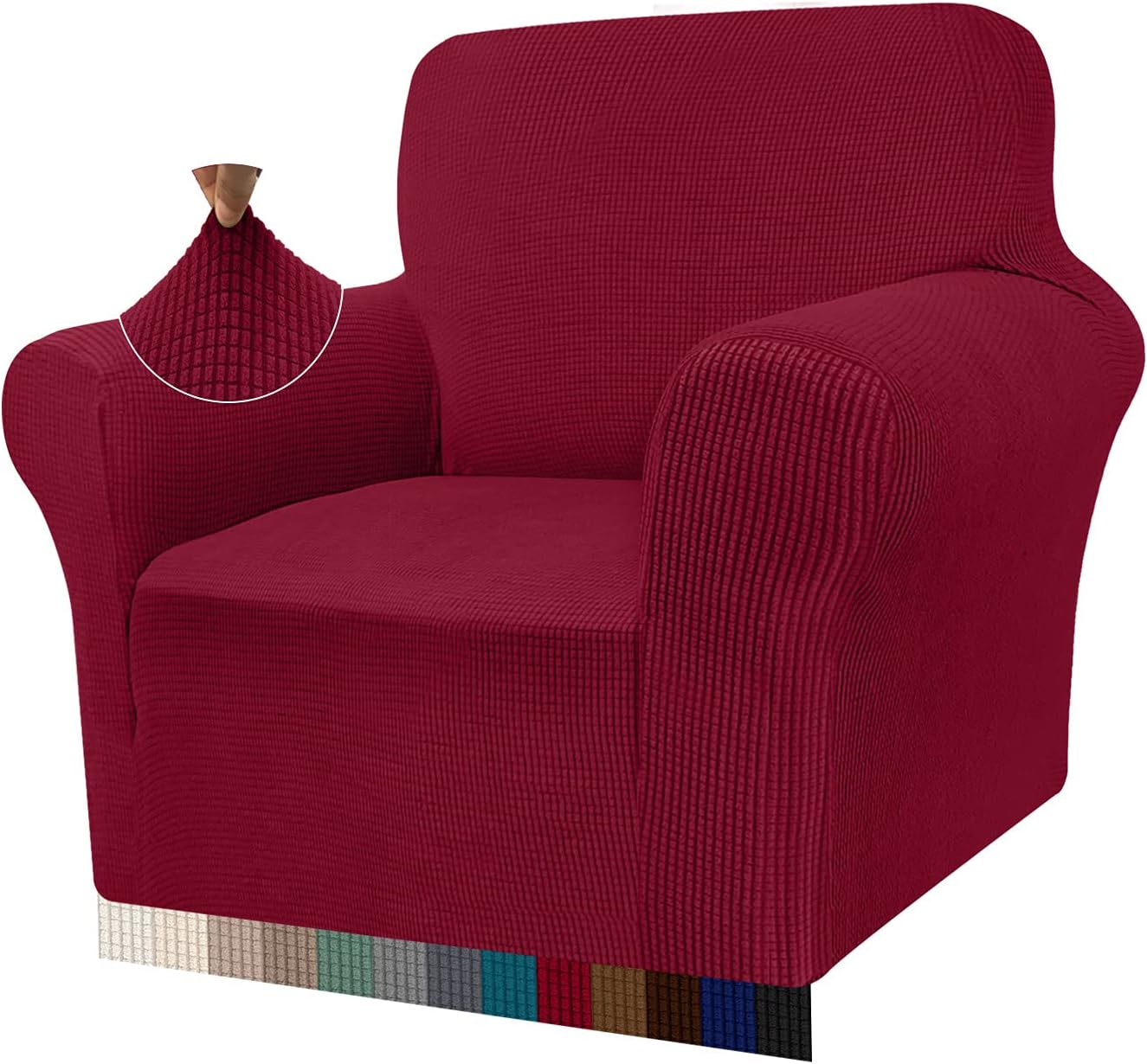 Granbest - housse canapé Jacquard extensible 1 place - protection animaux