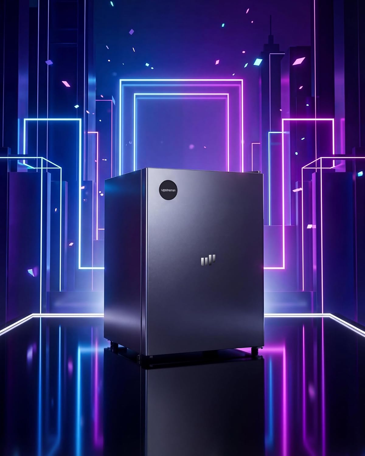 Upstreman - CR71 série - 71L, 40dB, 7 réglages, LED, économe, CR71-Gris Foncé