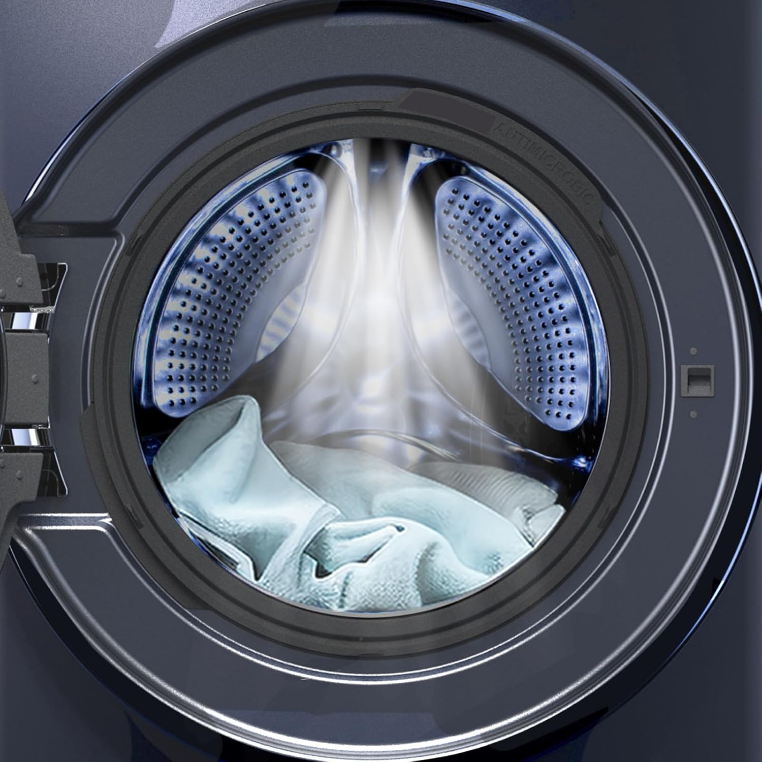 CHiQ - lave-linge 8 kg - écran LED tactile, vapeur, 1400 tr/min - CW086581AX