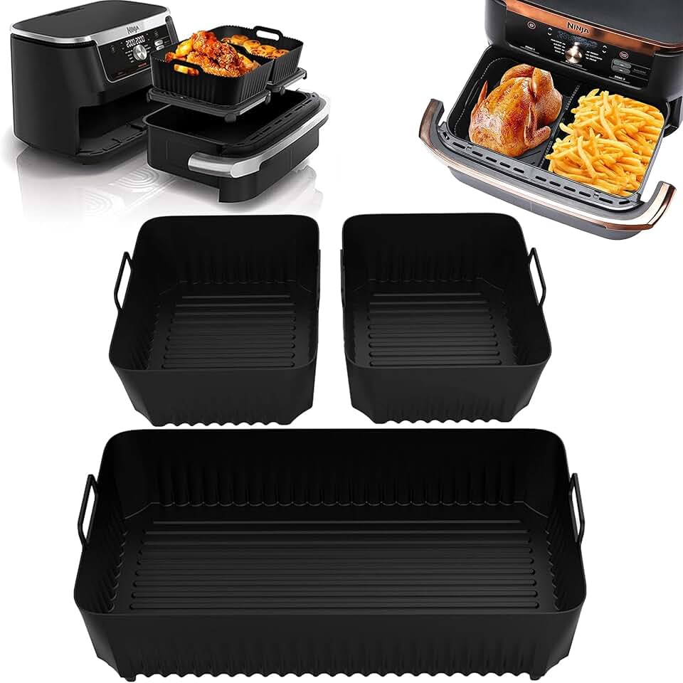 Accessoire Air Fryer - silicone - 3pcs, compatible Ninja 10,4L AF500EU