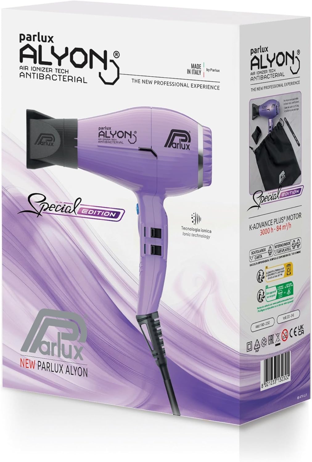 Parlux – Alyon Special Edition – compact, ions négatifs, léger et puissant