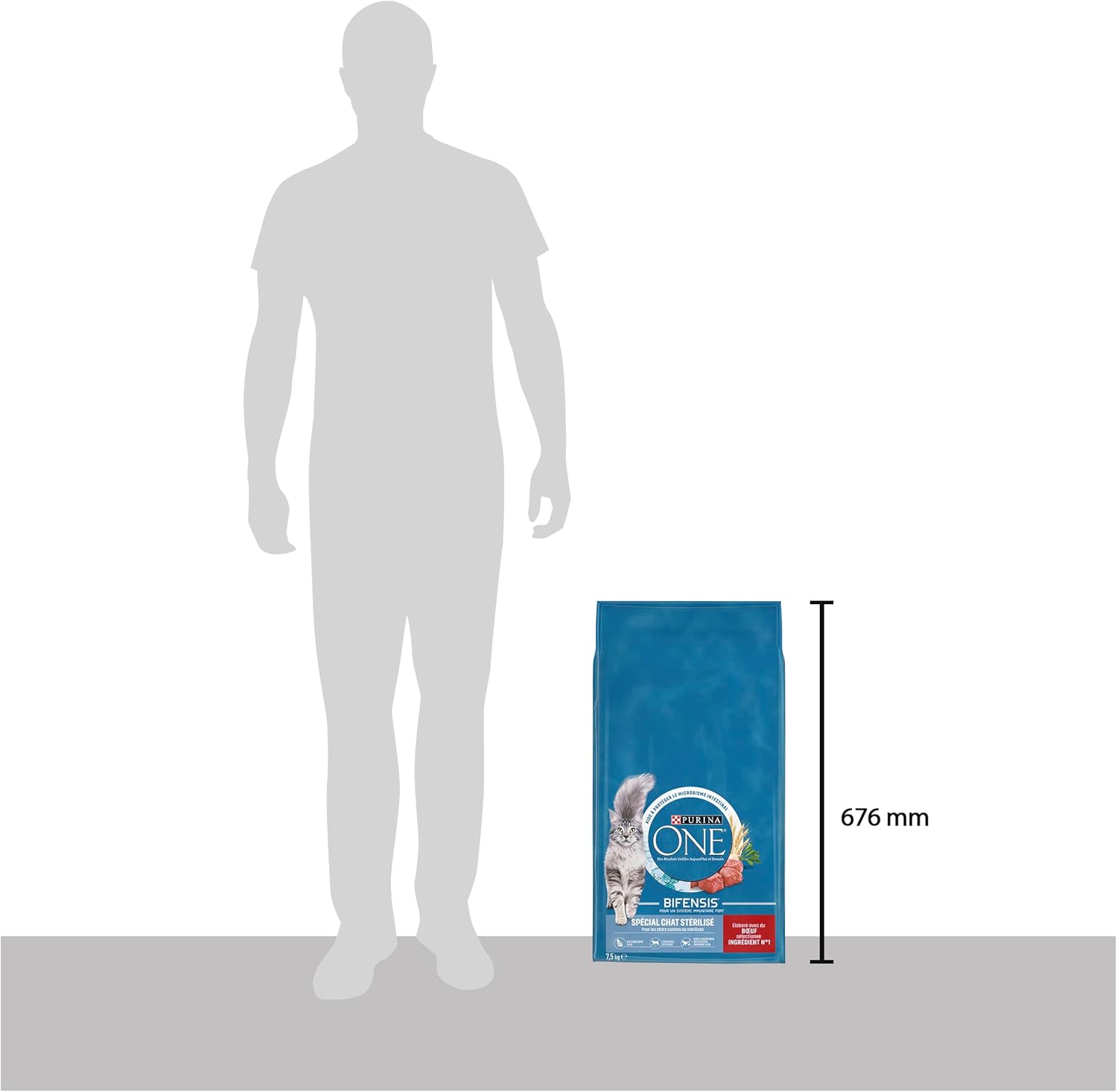 Purina One - Bifensis - 7,5 kg - Renforce immunité, équilibre microbiome, système urinaire sain