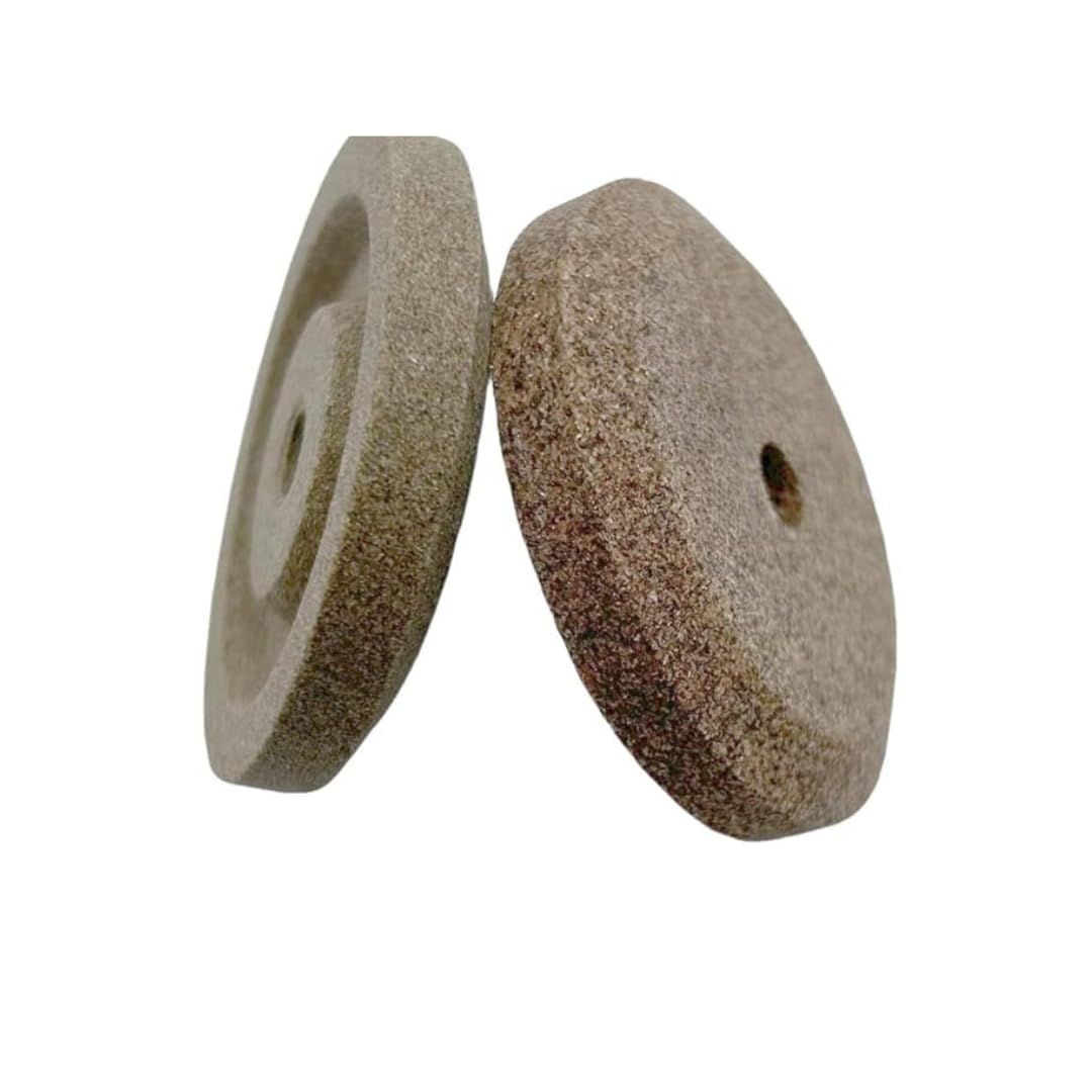 Aiguiseur lame trancheuse - grain fin et grossier - ø45x8mm - trou 6mm