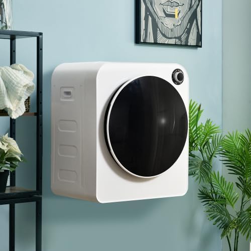 Sèche-linge mural - 3kg, 830W, 62dB - tambour inox, 5 programmes