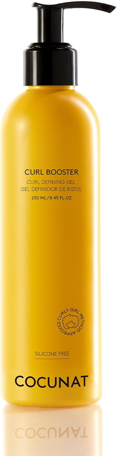 Cocunat – Booster des Boucles – 250 ml – Crème anti-frisottis hydratante pour cheveux bouclés