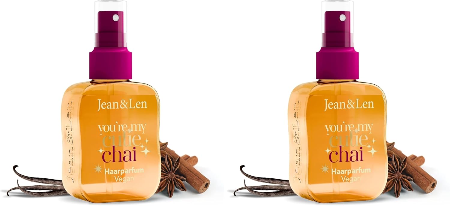 Jean & Len - You're My Cutie Chai - 105 ml x2 - parfum chai, vanille, orange, soin cheveux