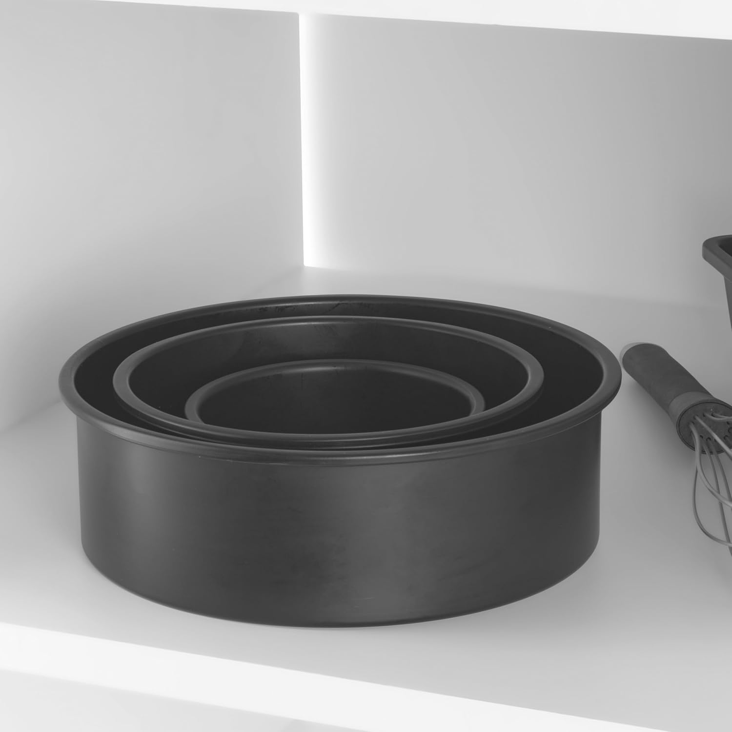 Salter - moules à gâteaux ronds, 3 tailles, acier carbone, antiadhésifs, BW12551EU7