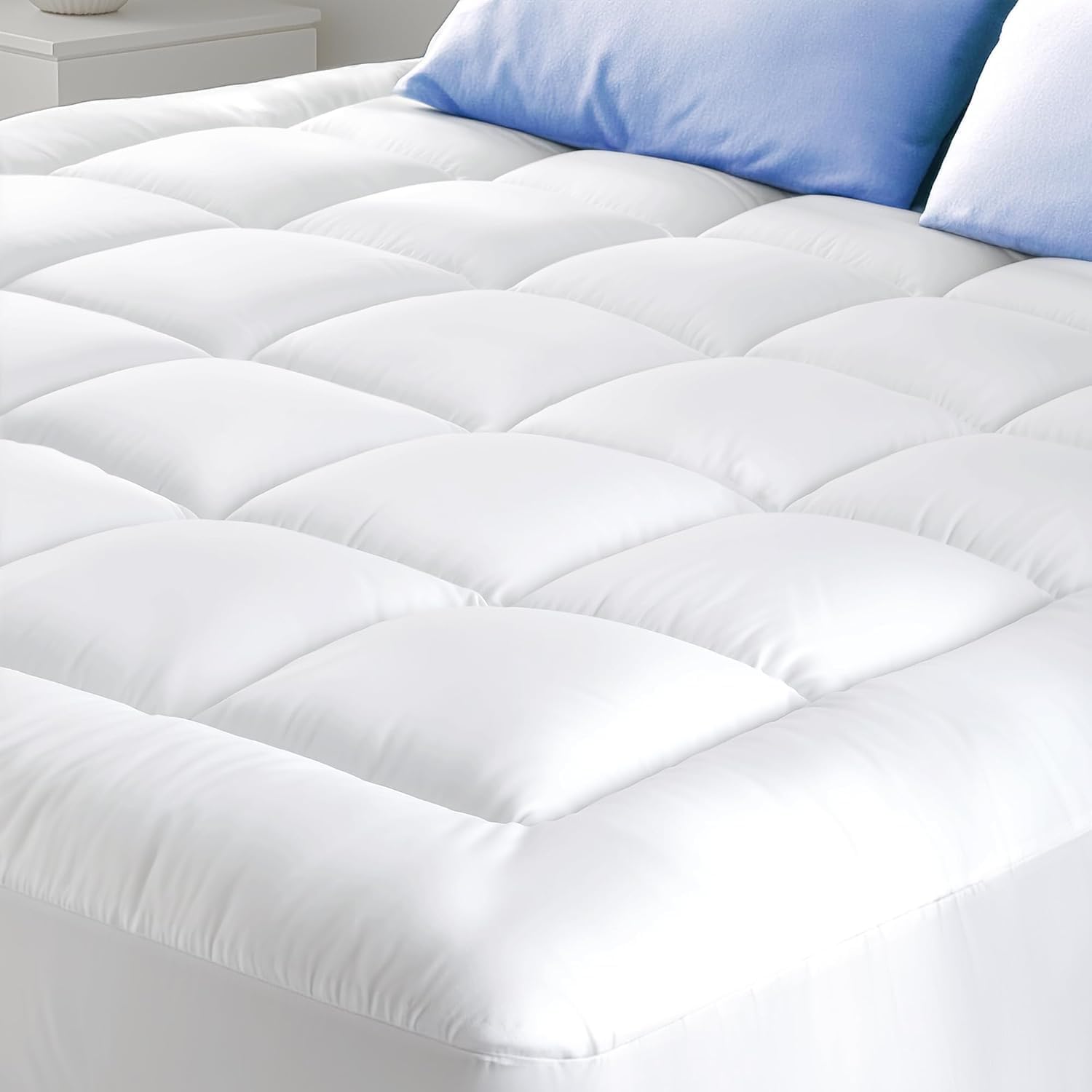 Surmatelas - double confort ultra-doux coton 140x190cm, respirant