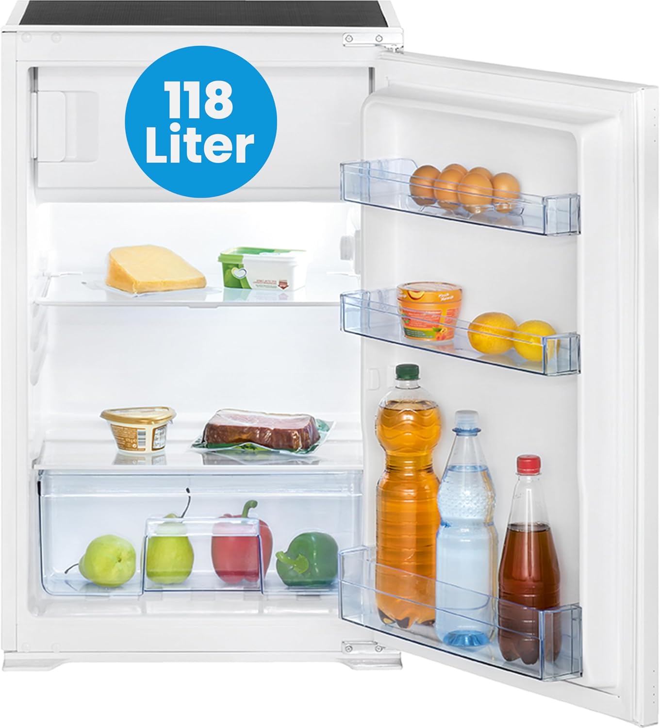 Bomann - réfrigérateur encastrable 118L, LED, auto-dégivrage - KSE7810