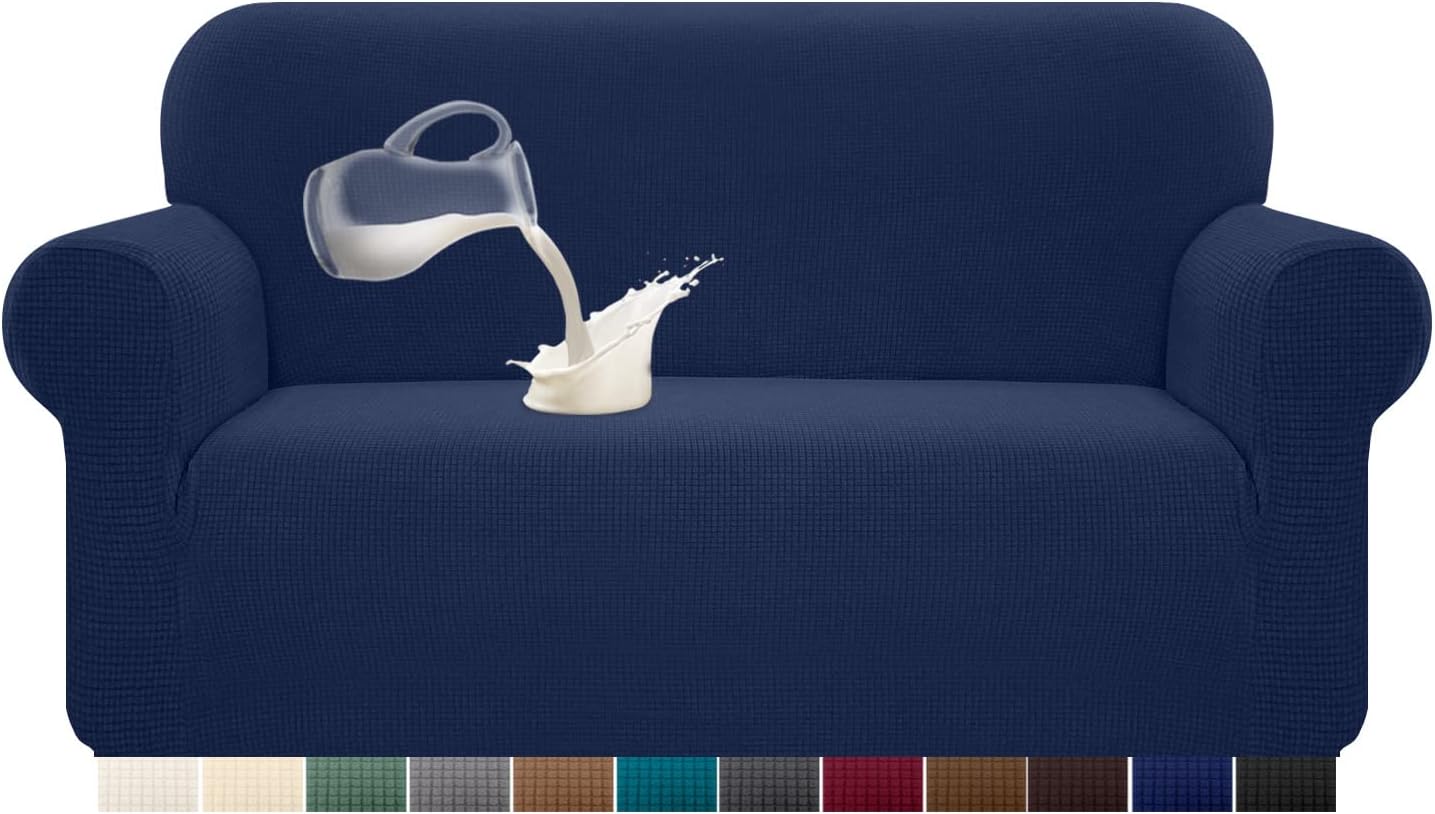 Granbest - housse canapé Jacquard stretch imperméable 2 places mousse antidérapante