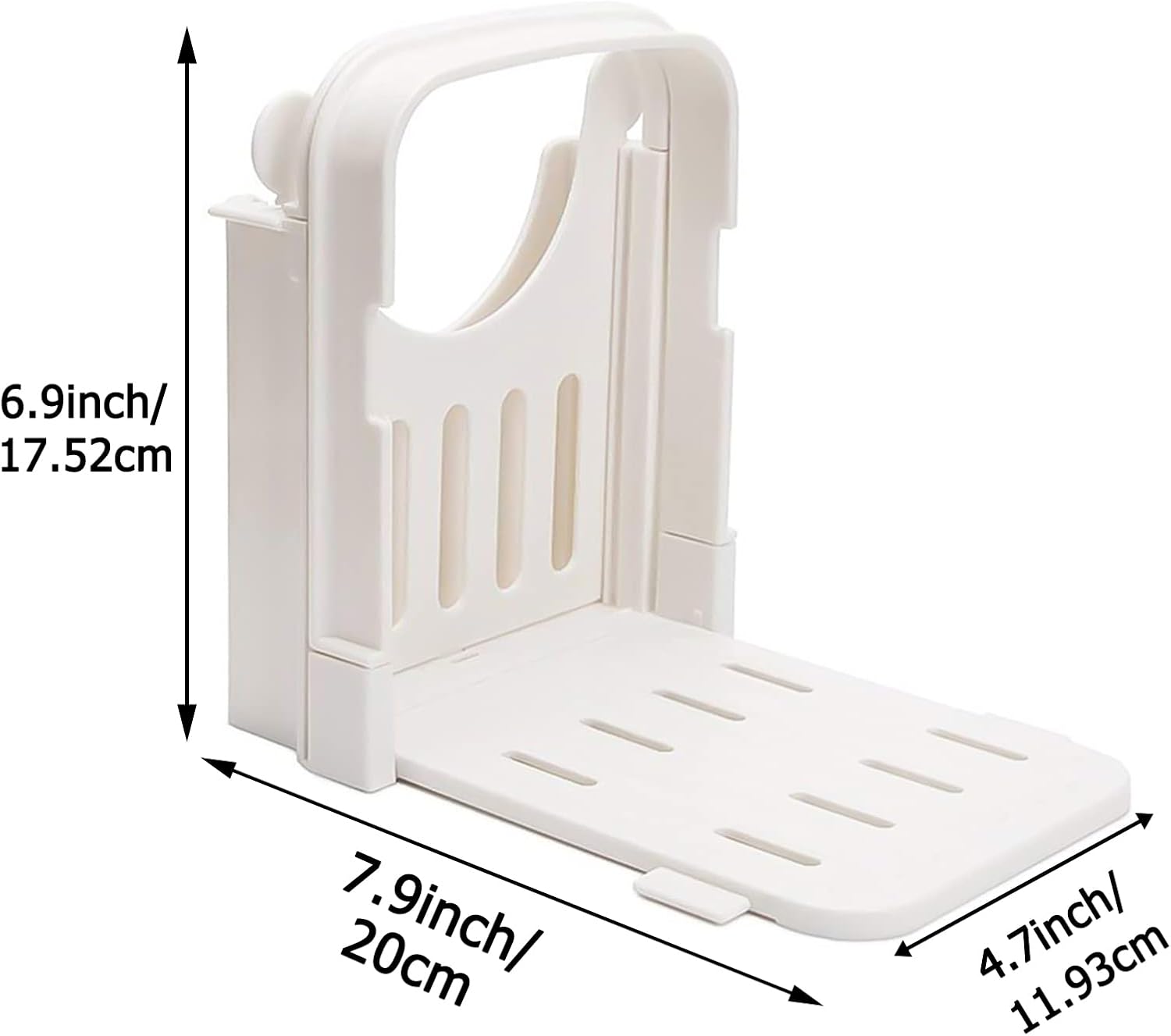 Trancheuse à pain manuelle pliable - 4 épaisseurs réglables - sécurité et rapidité