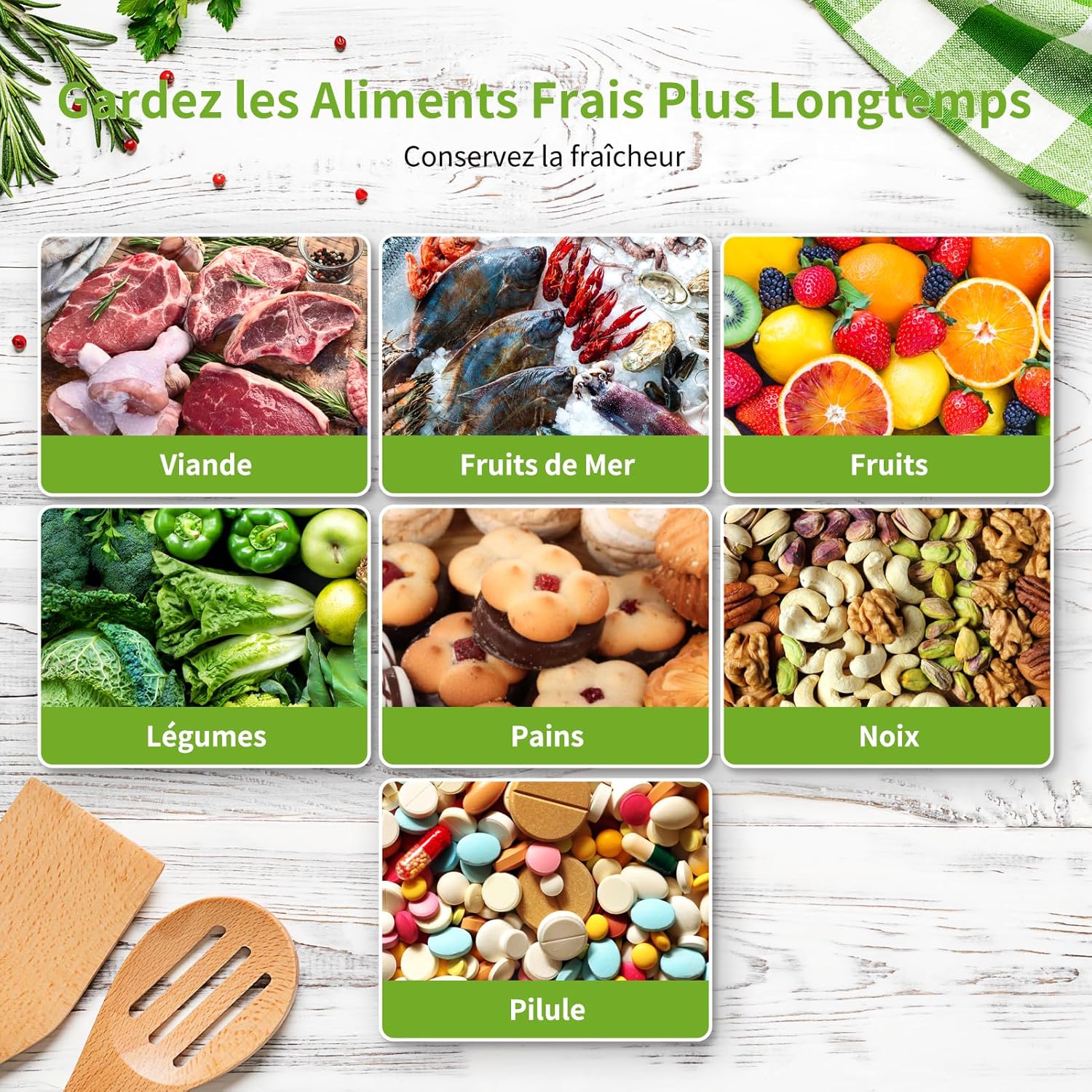 Rouleau sous vide alimentaire - 6 rouleaux 28x300cm - film sans BPA