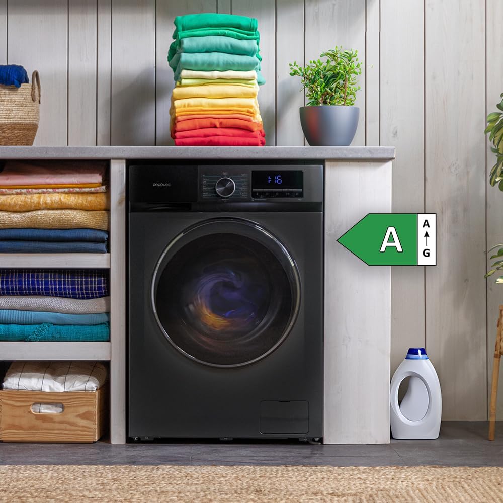 Cecotec - Bolero Dresscode 9500 - 9 kg, frontal, 16 programmes, inverter, acier