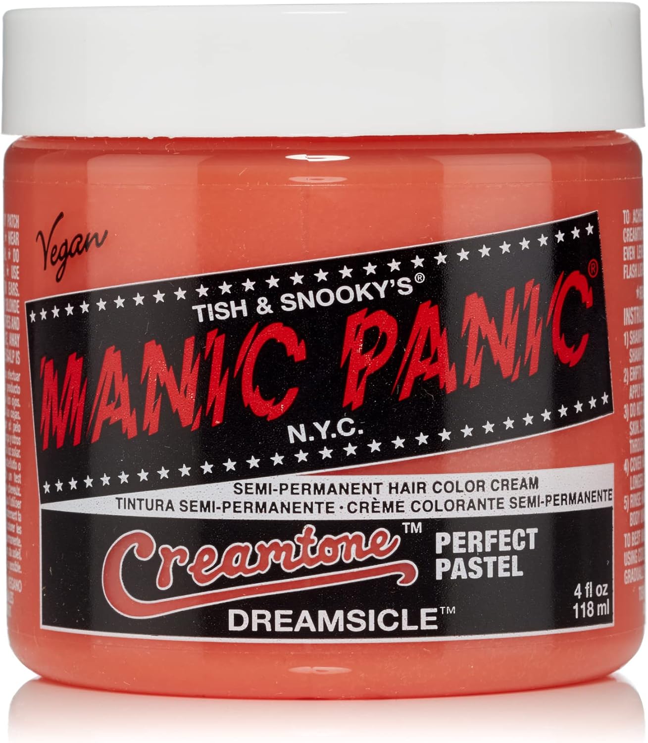 Manic Panic - Dreamsicle Pastel Classic Creme - 118ml - Vegan, semi-permanent, cruelty free