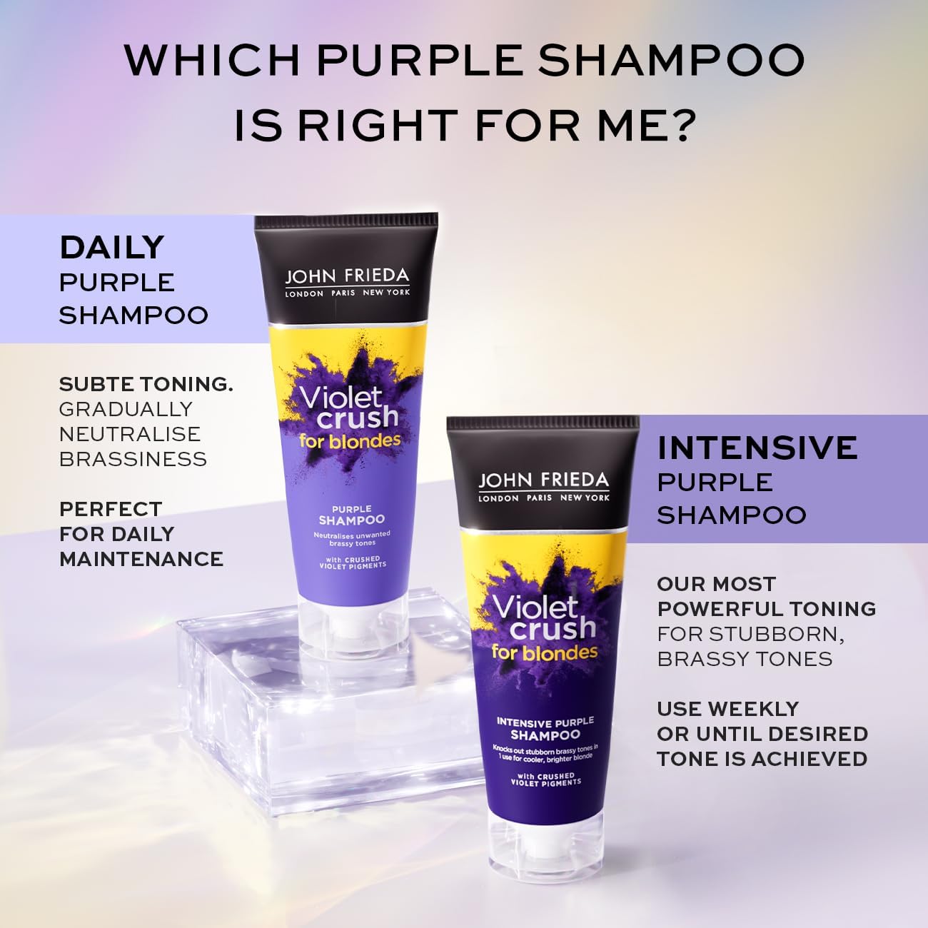 NOVA ENGEL - Violet Crush - shampoing violet 250ml, soin blond