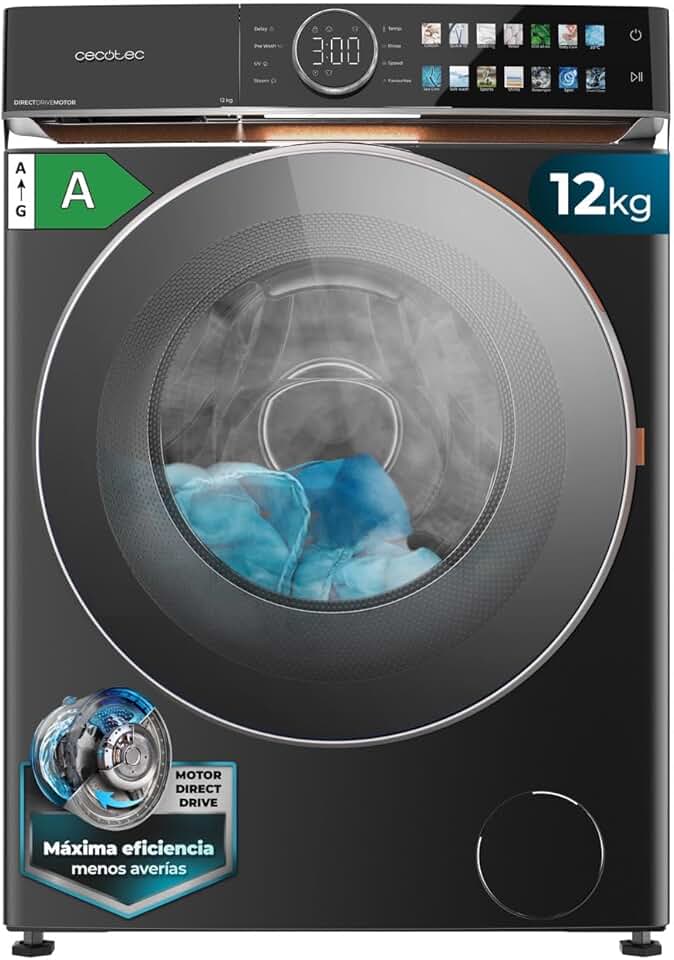 Cecotec - lave-linge série - dimensions compactes - fonctions éco