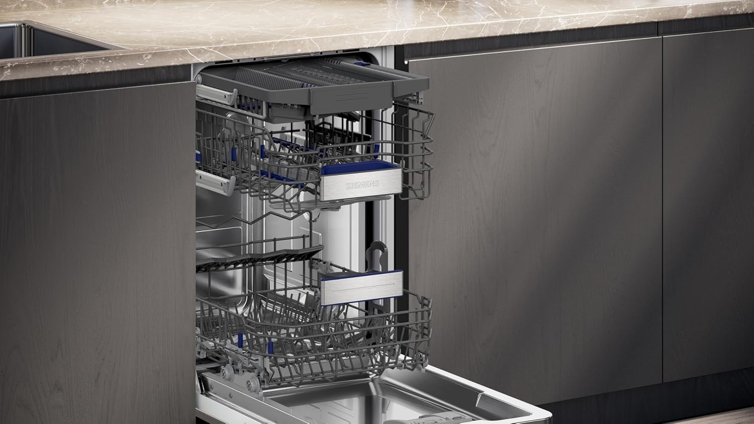 Siemens - lave-vaisselle Série SR65EX09ME - 45cm - silence, séchage Zeolith, SR65EX09ME