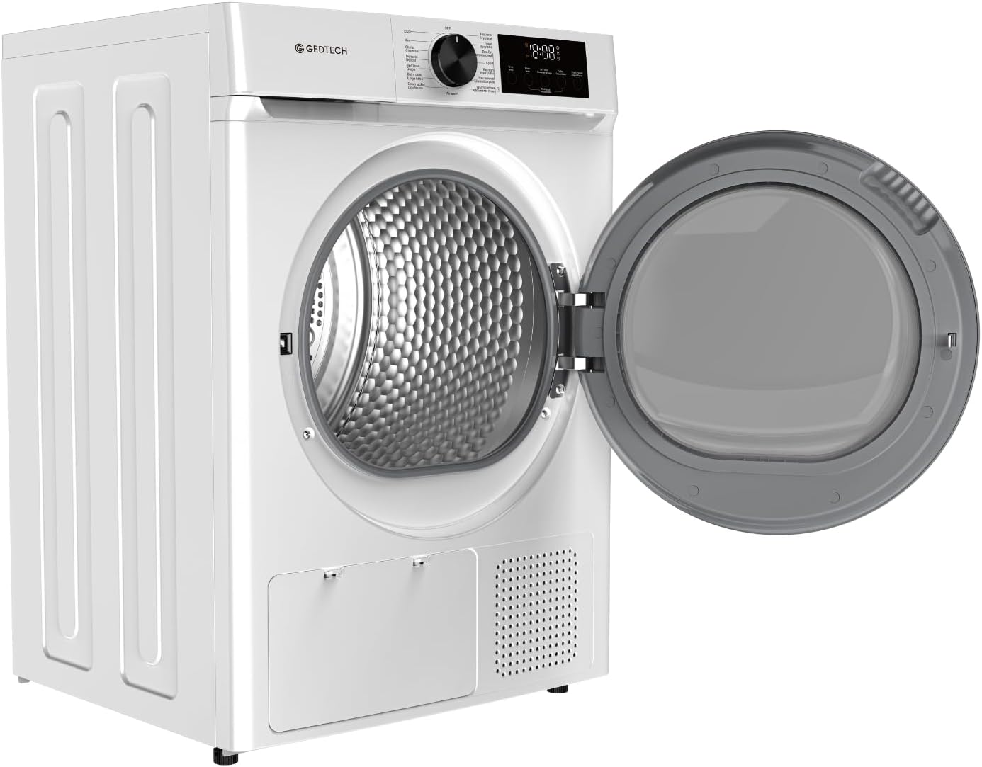 GEDTECH - sèche-linge pompe à chaleur - 60cm - 10kg, 16 programmes, départ différé - SLHPE