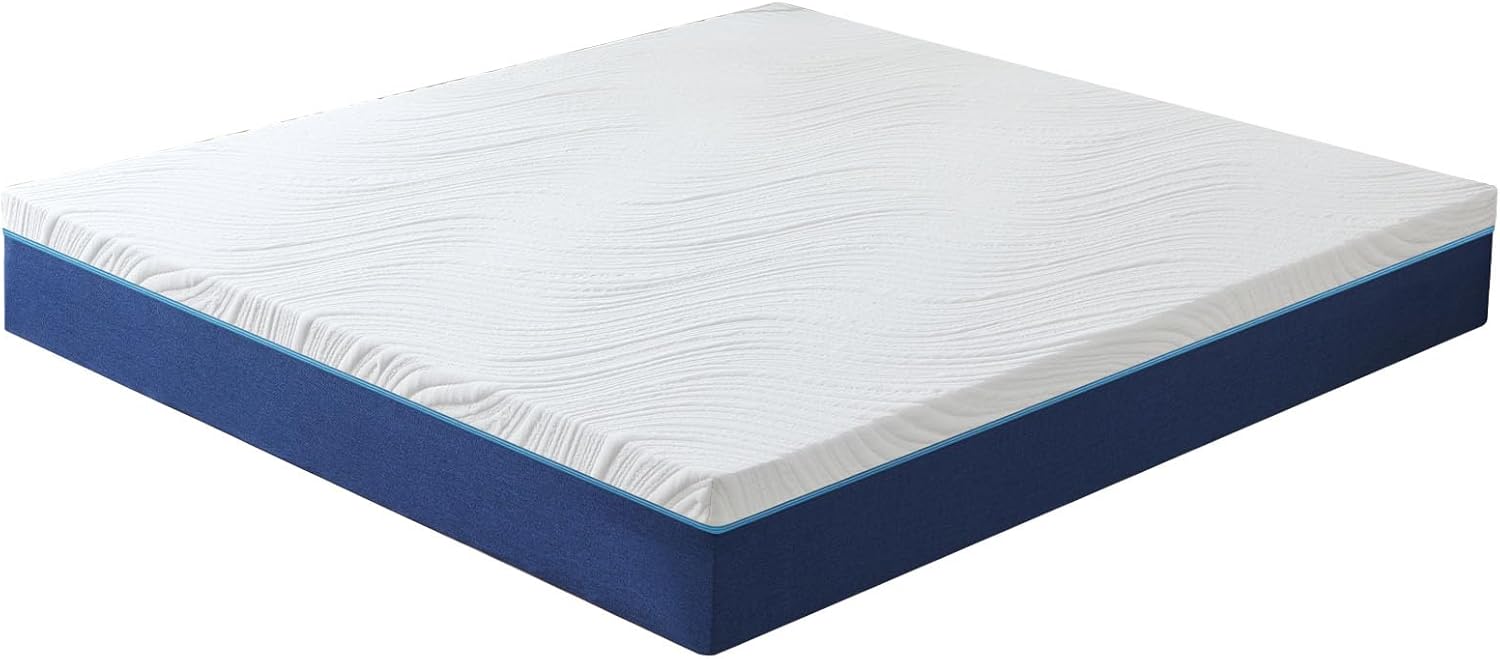 Matelas mousse mémoire de forme 160x200, 16 cm, 7 zones, réversible