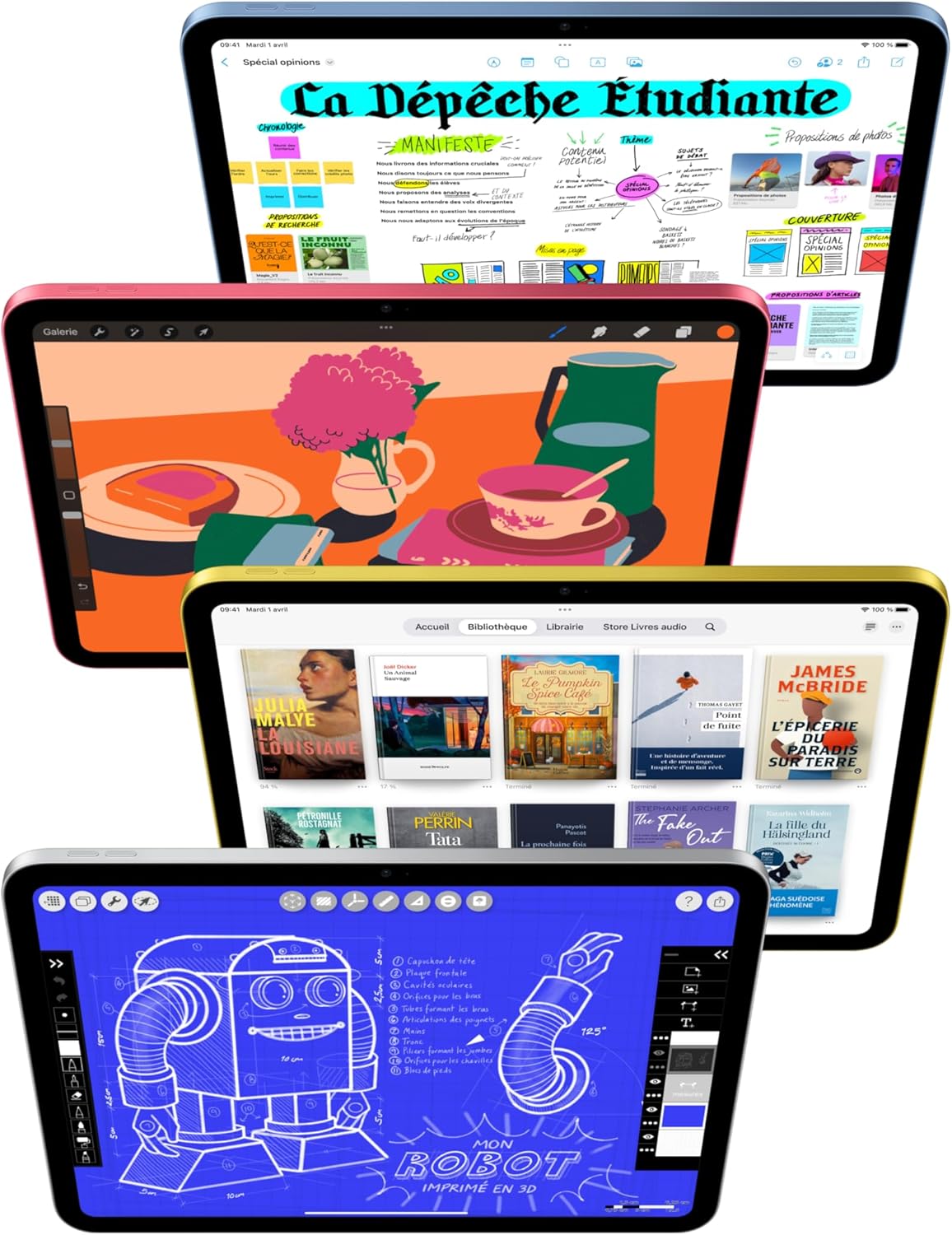 Apple - iPad (Puce A16) - 11