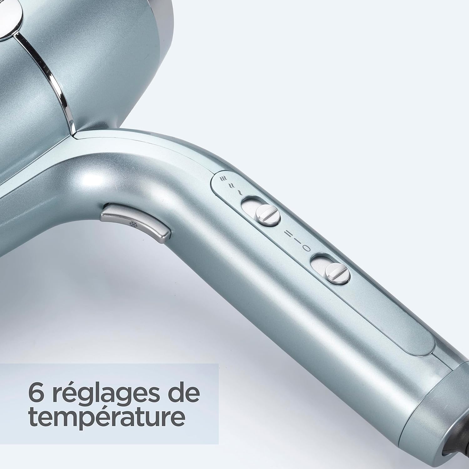 BaByliss - sèche-cheveux Hydro-Fusion 2100W - ionique, cheveux brillants et protégés - D773DE