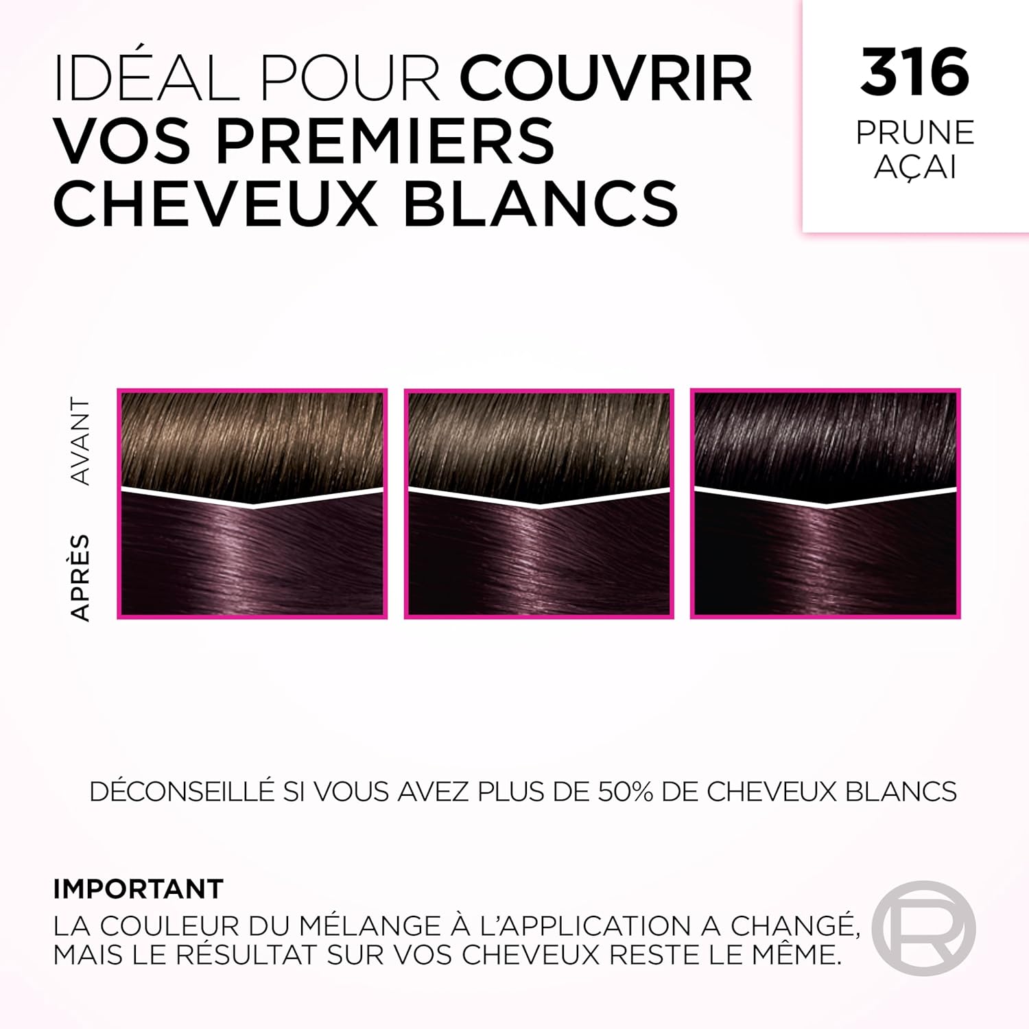L'Oréal Paris - Casting Crème Gloss - coloration cheveux sans ammoniaque prune açai - 316