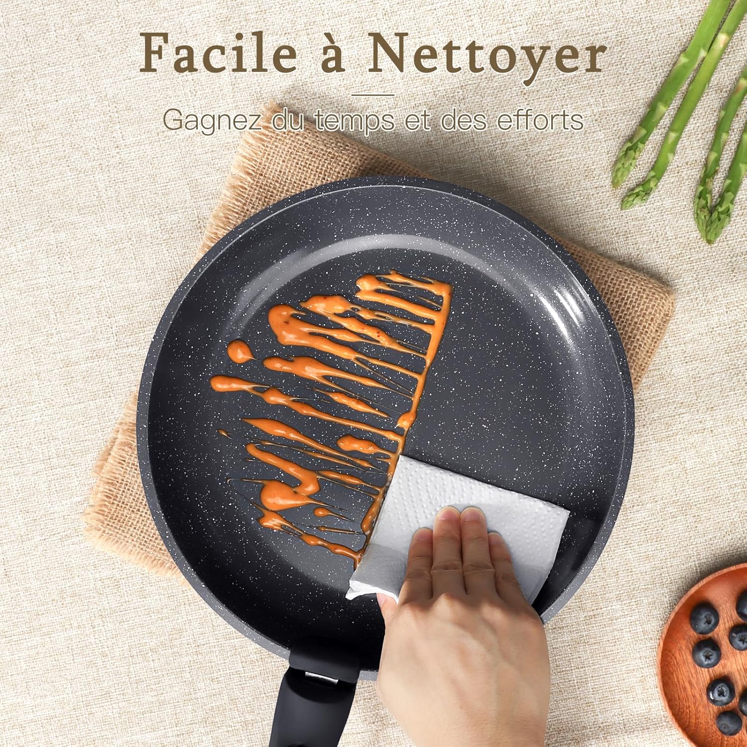 GiPP - Set de 21 pièces avec poignée amovible - induction, céramique, four - GIPP21SET