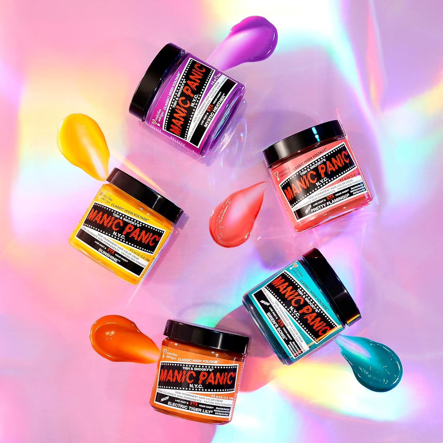 Manic Panic - Siren's Song Classic Creme - 3x118ml - Vegan, semi-permanent, vert