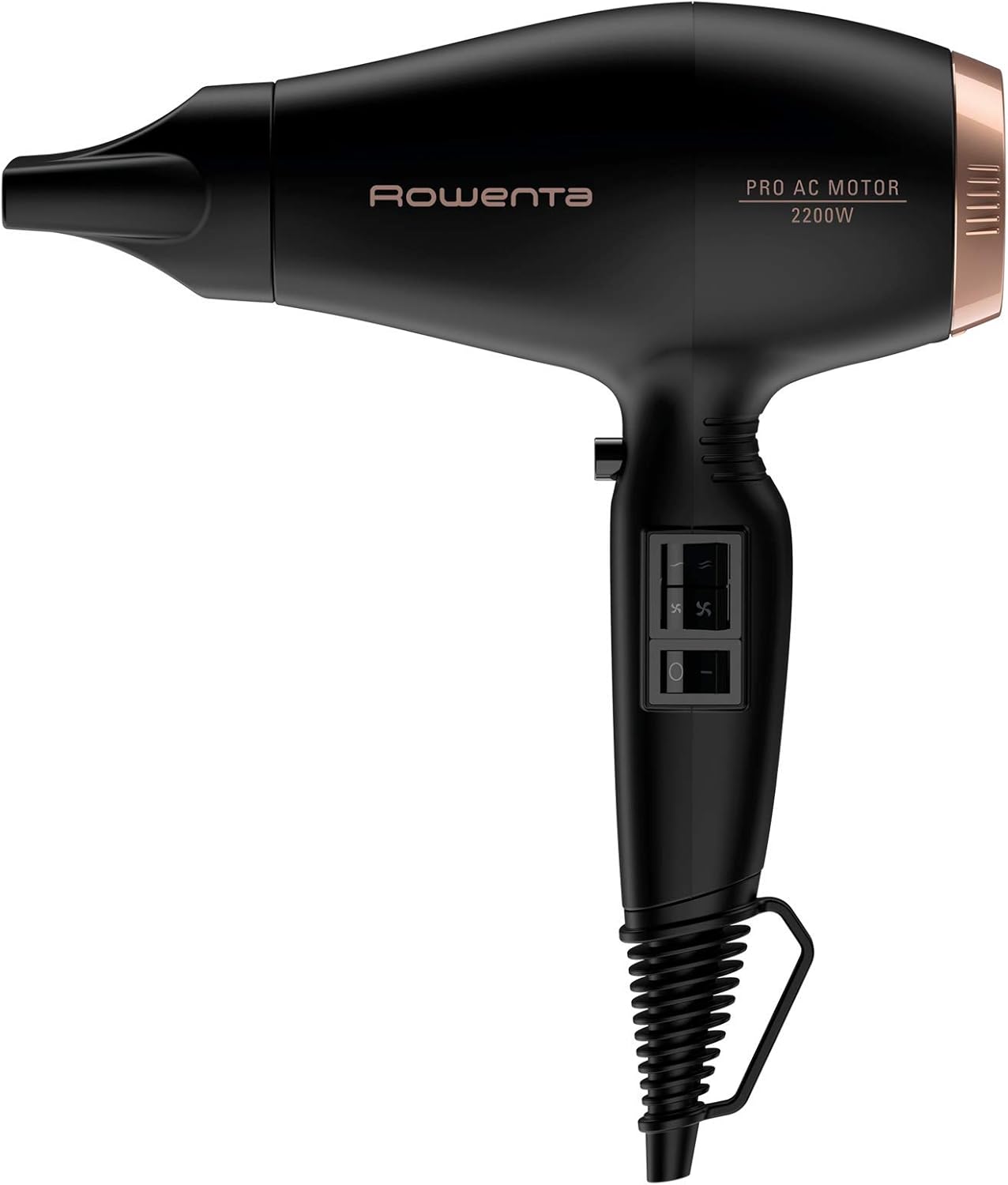 Rowenta - Compact Pro - sèche-cheveux 2200W, moteur AC, 4 réglages, diffuseur, CV6930