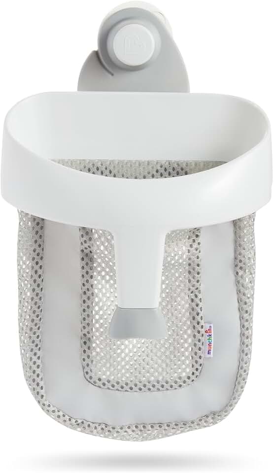 Munchkin - Super Scoop - panier et filet amovible - rangement jouets bain