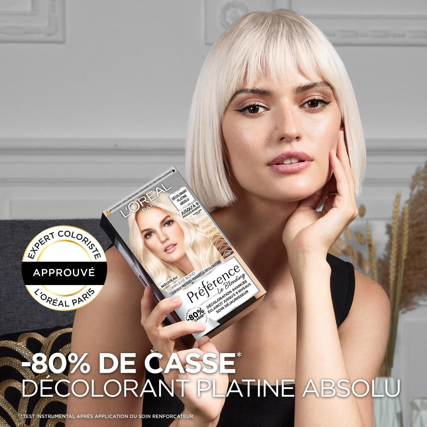 L'Oréal Paris - Préférence Le Blonding - 2 produits - Routine décoloration blond platine et soin blond irisé
