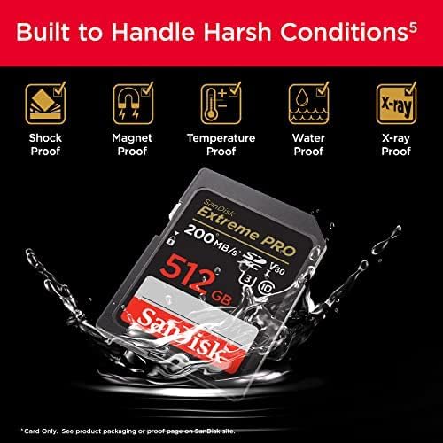 SanDisk - Extreme PRO SDXC - 1 To - 200 Mo/s, 4K, UHS-I, V30, U3