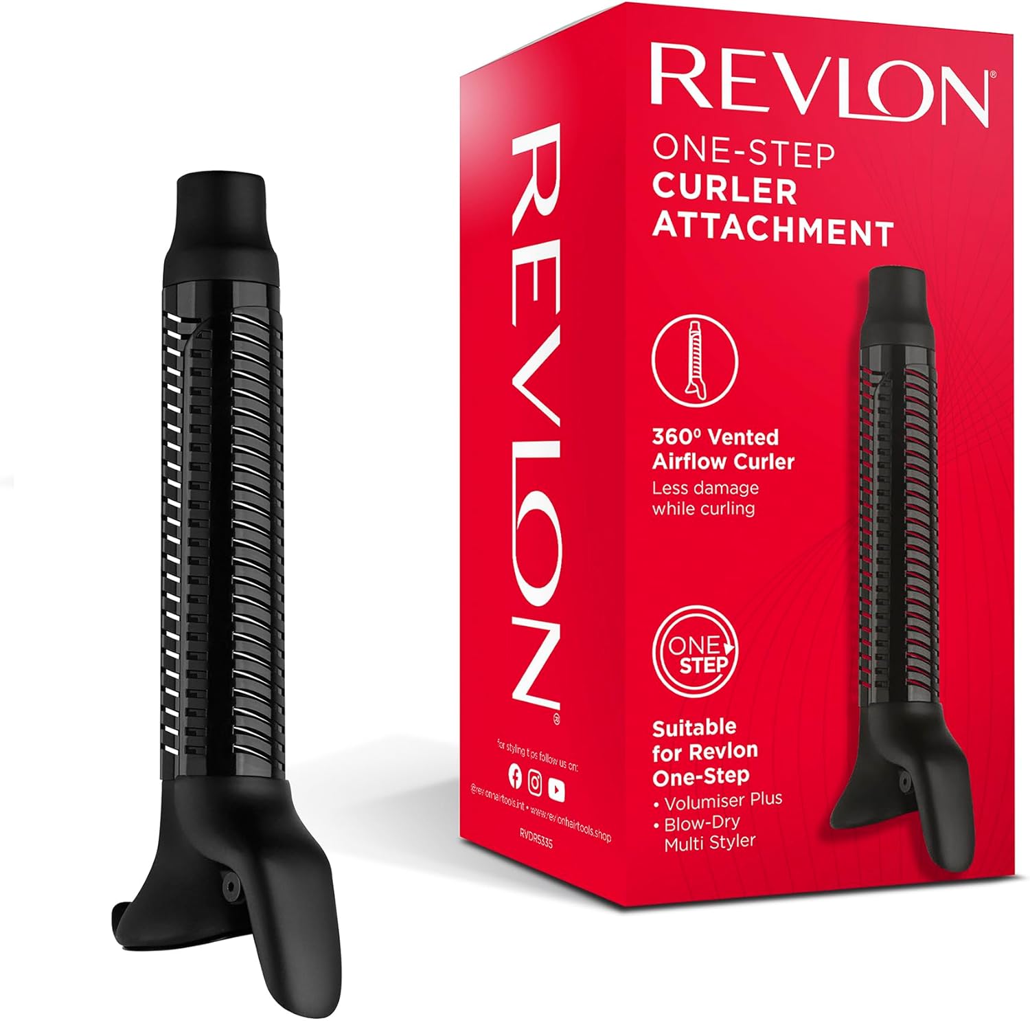 Revlon - boucleur ventilé One Step 360° - design ergonomique, coiffage rapide